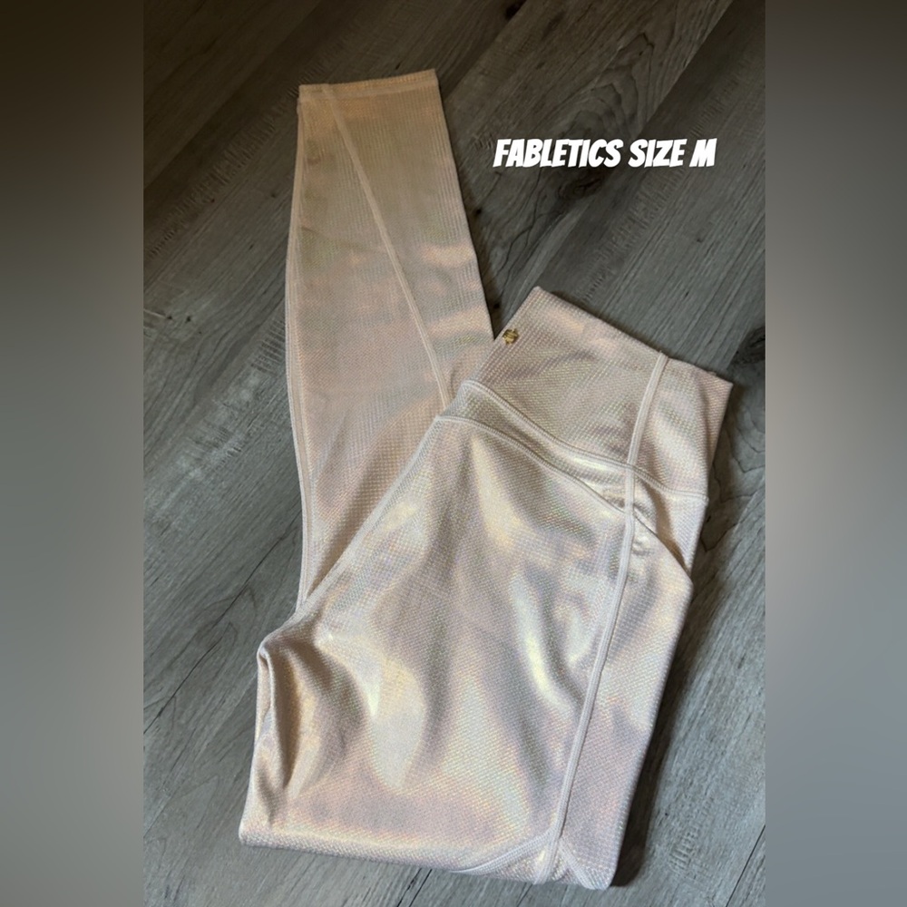Fabletics High Waisted Iridescent Luxe Leggings